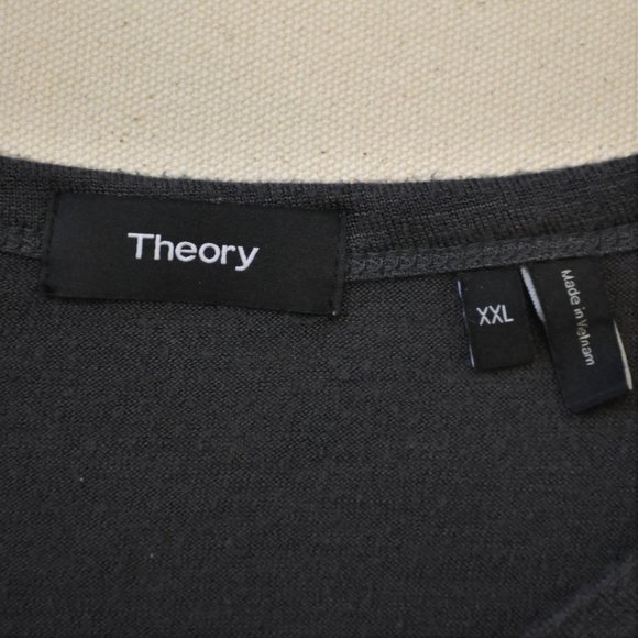 Theory Long Sleeve Henley Tee XXL - Picture 4 of 6